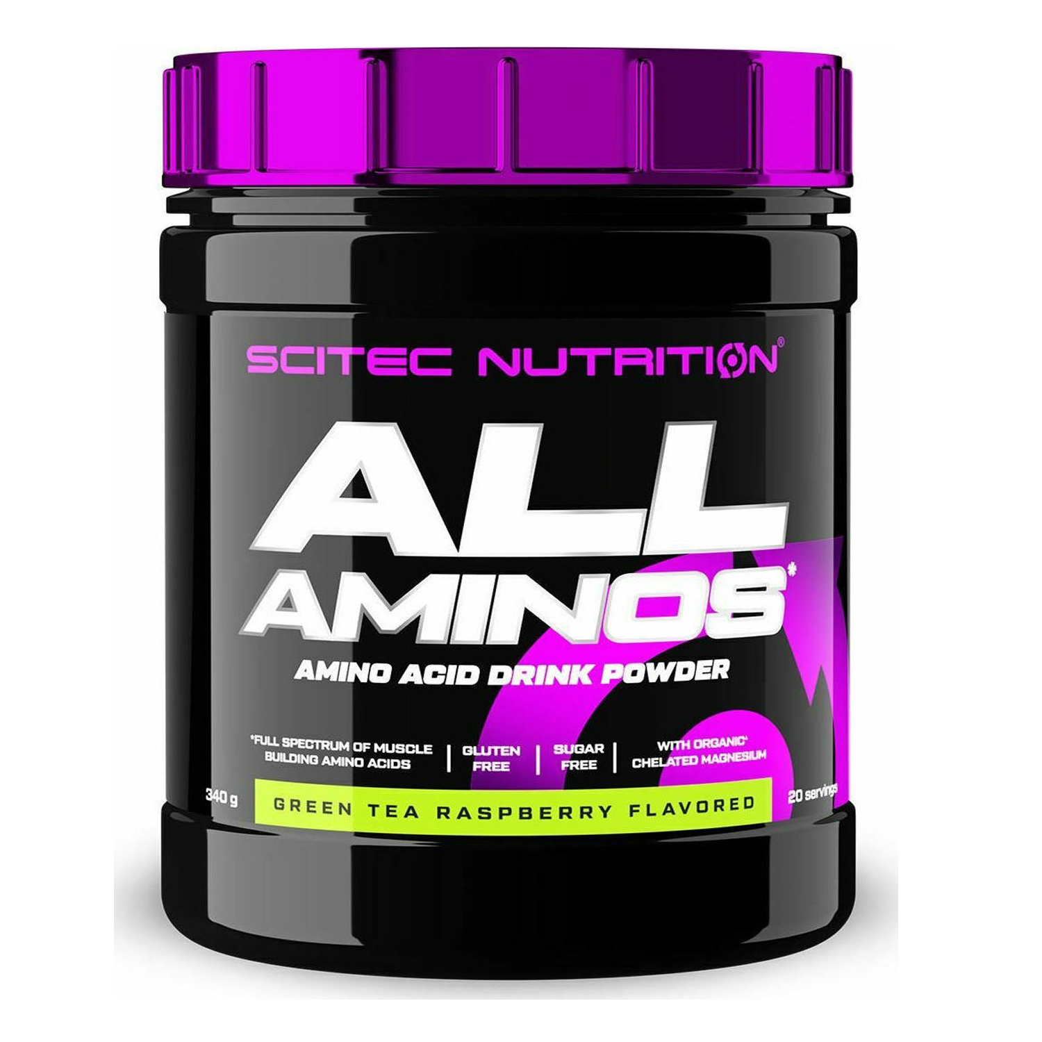 All aminos sabor a Green tea raspberry  